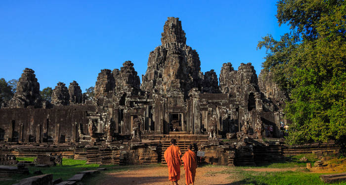 Ankor Wat hofið í Kambódíu