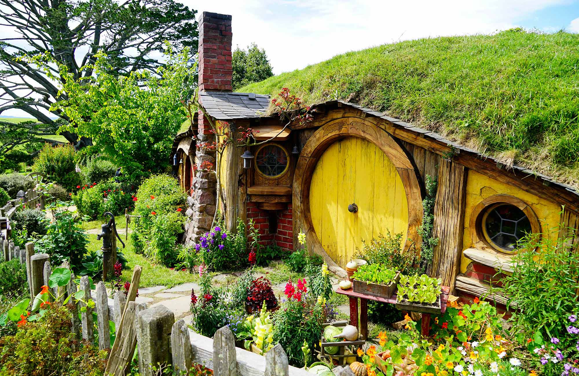 Hobbithola í hobbiton á Norðurey Nýja-Sjálands