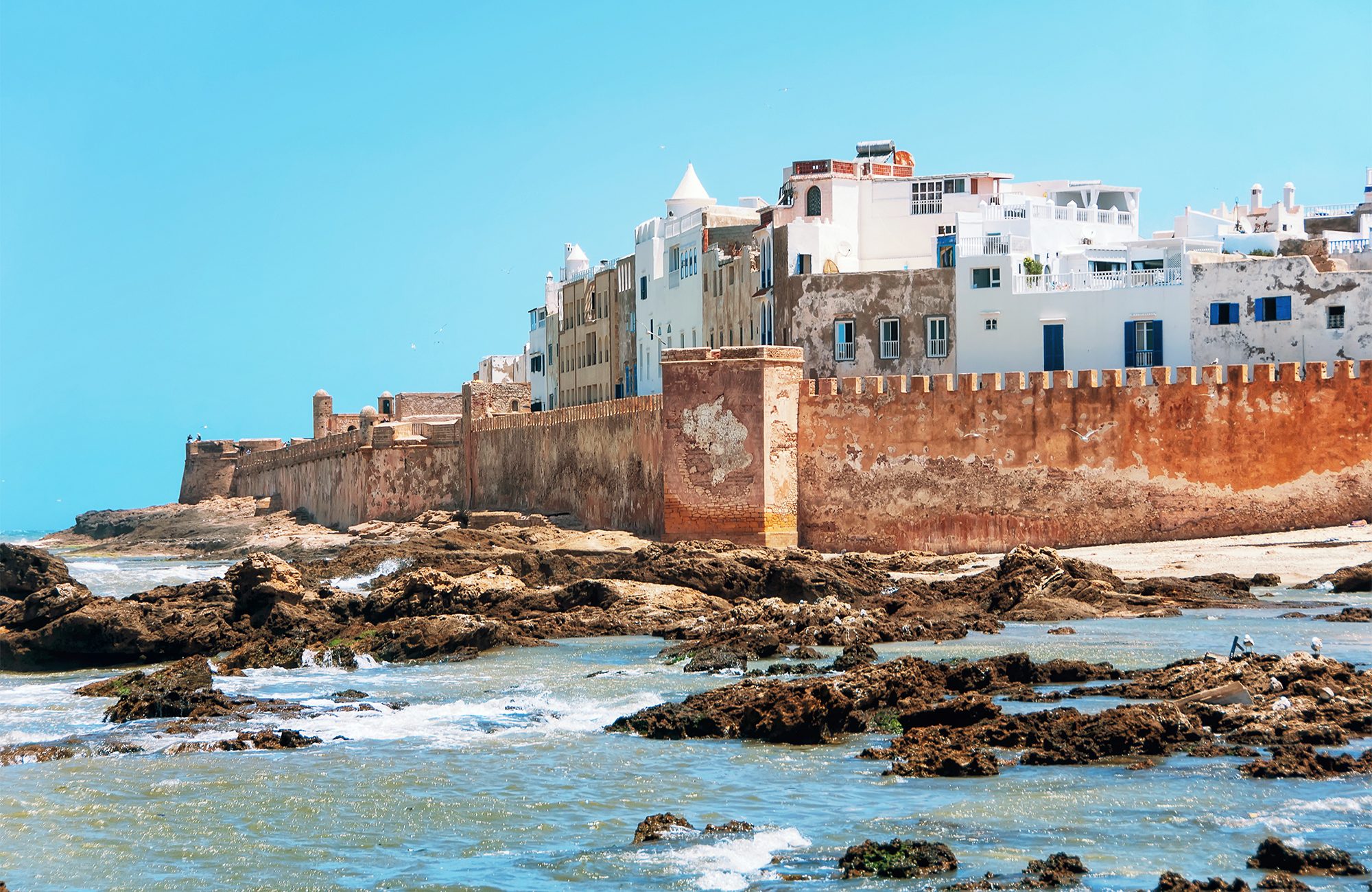 Essaouira í Marokkó í apríl