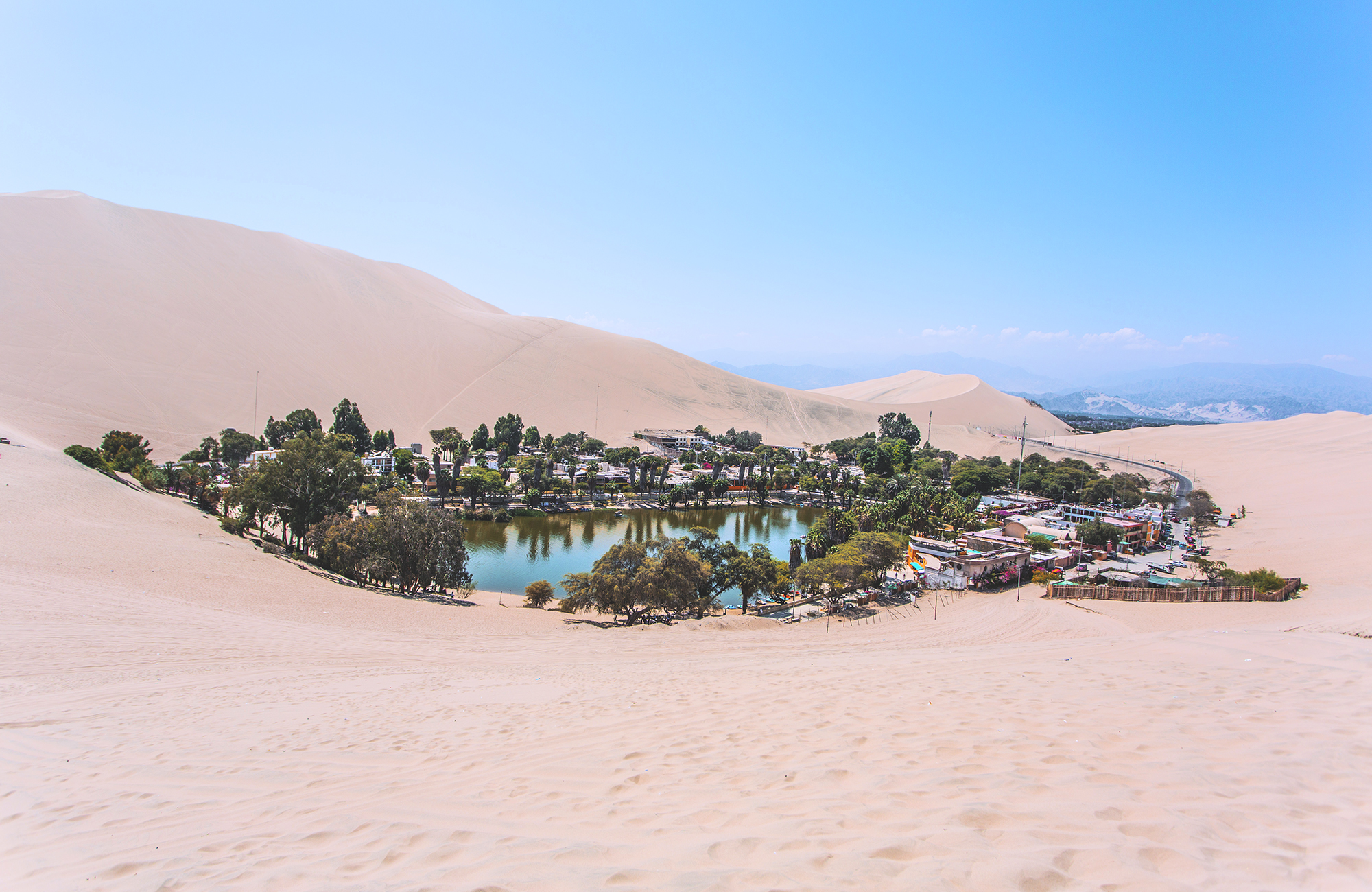 Huacachina í Perú