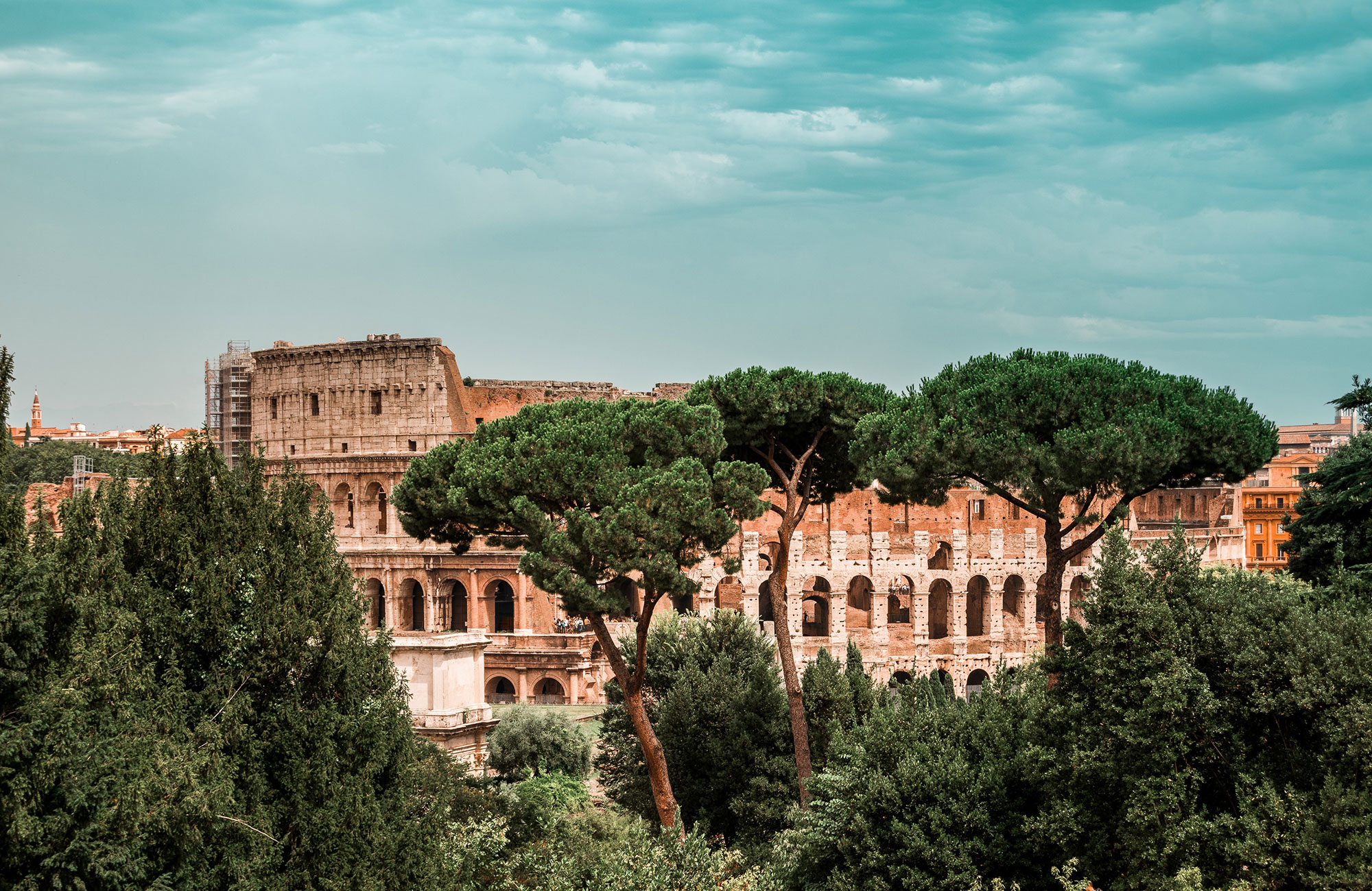 Italy Rome Colosseum Architecture Facade