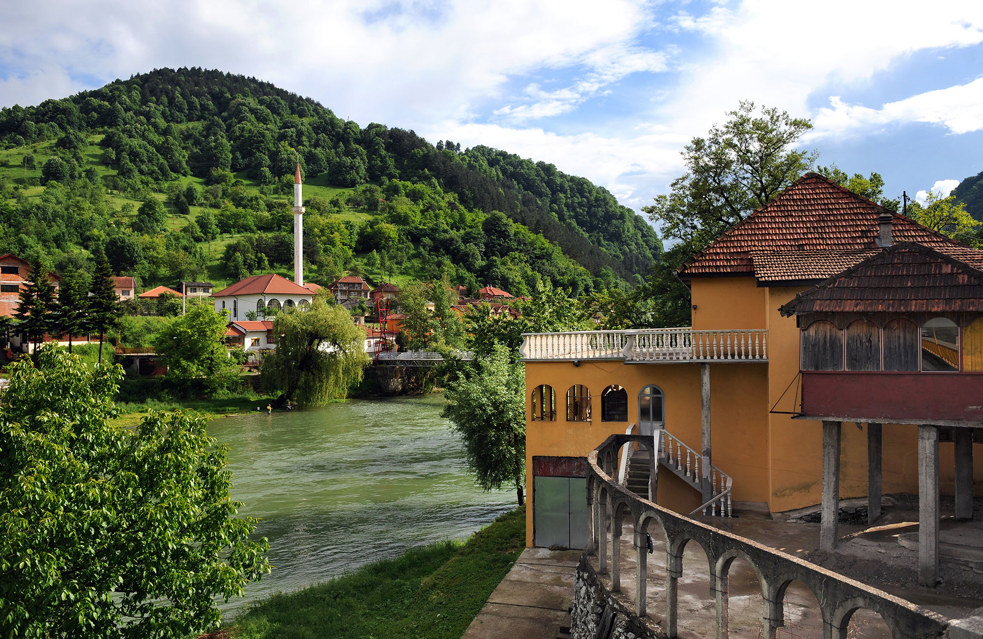 Banja Luka Bosnia Herzegovina Riverscape