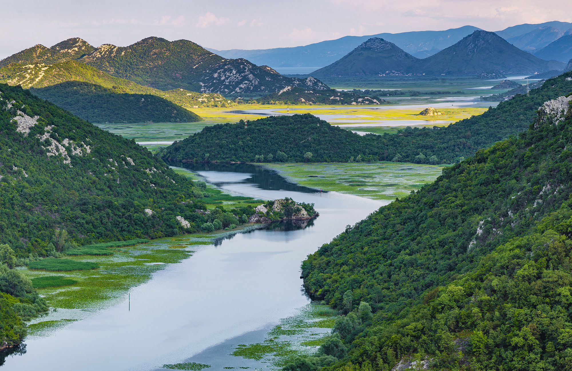 Shkodra Valbona Lake Scenic View