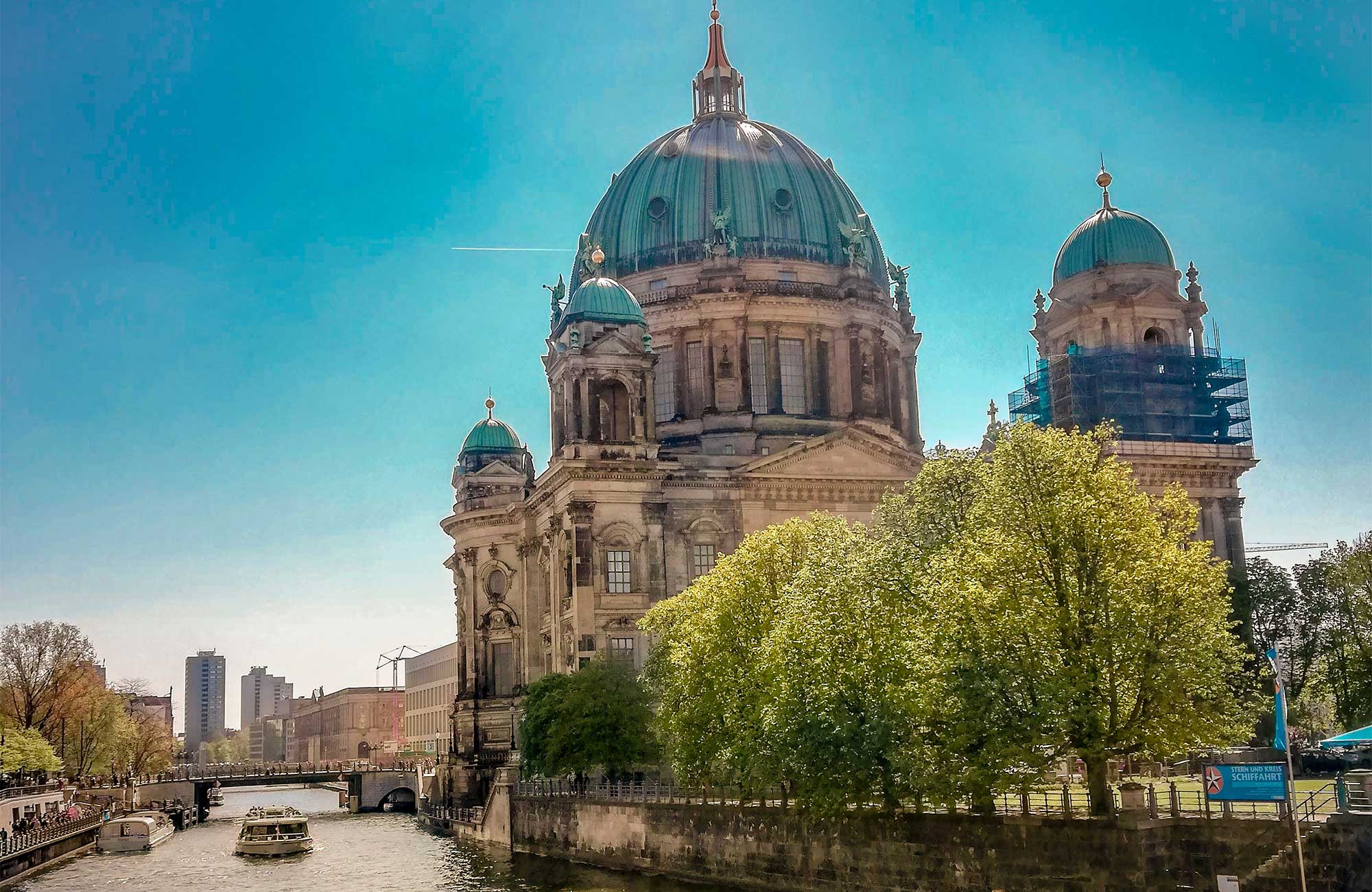 Lovely Day In Berlin By Water