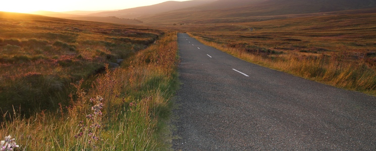 Sunset in rural Ireland