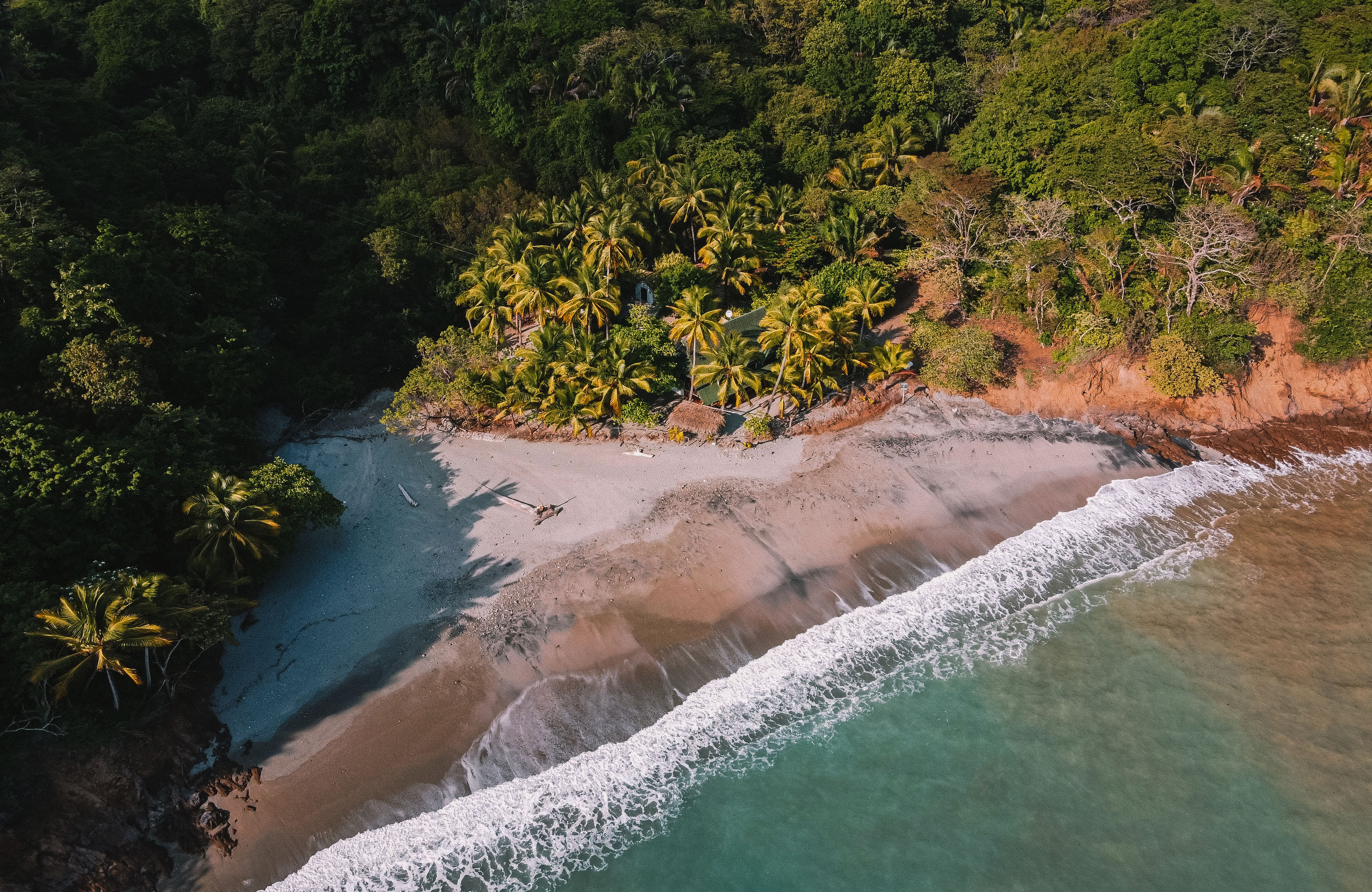 Costa Rica Beach And Jungle Aerial View